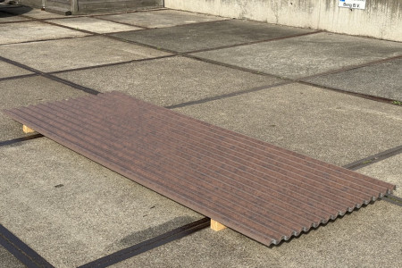 Nieuw golfplaten Corten-Look!